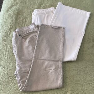 2 pairs of washable pants from Loft  & H@M  both in great condition.